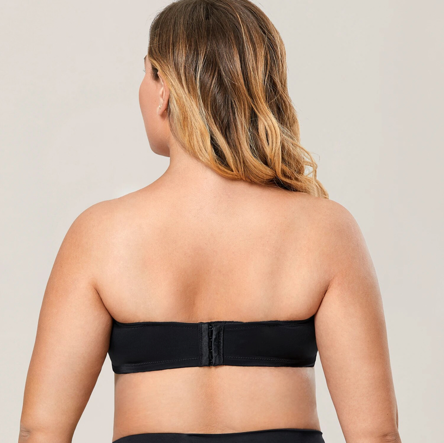 Plus Size Strapless Bra with Removable Straps