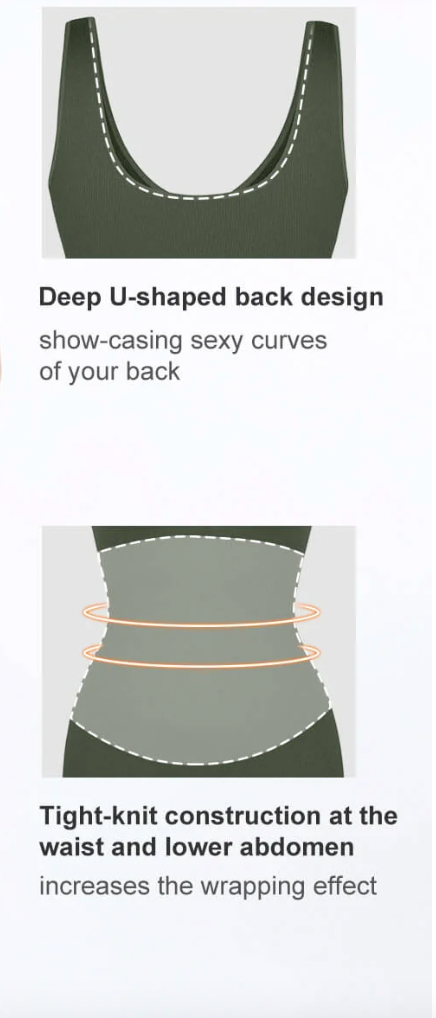 Daily V-Neck Shapewear dress