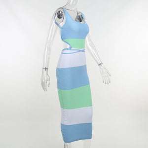 Stripped Knitted summer dress