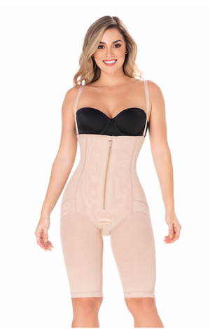 Diane & Geordi 2414-A | Postpartum Butt Lifter Tummy Control Capri Shapewear