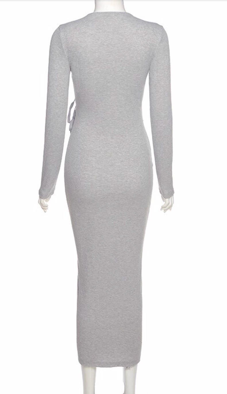 Grey STRETCH DRESS