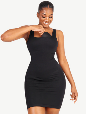 Mini shaper dress with built in bra