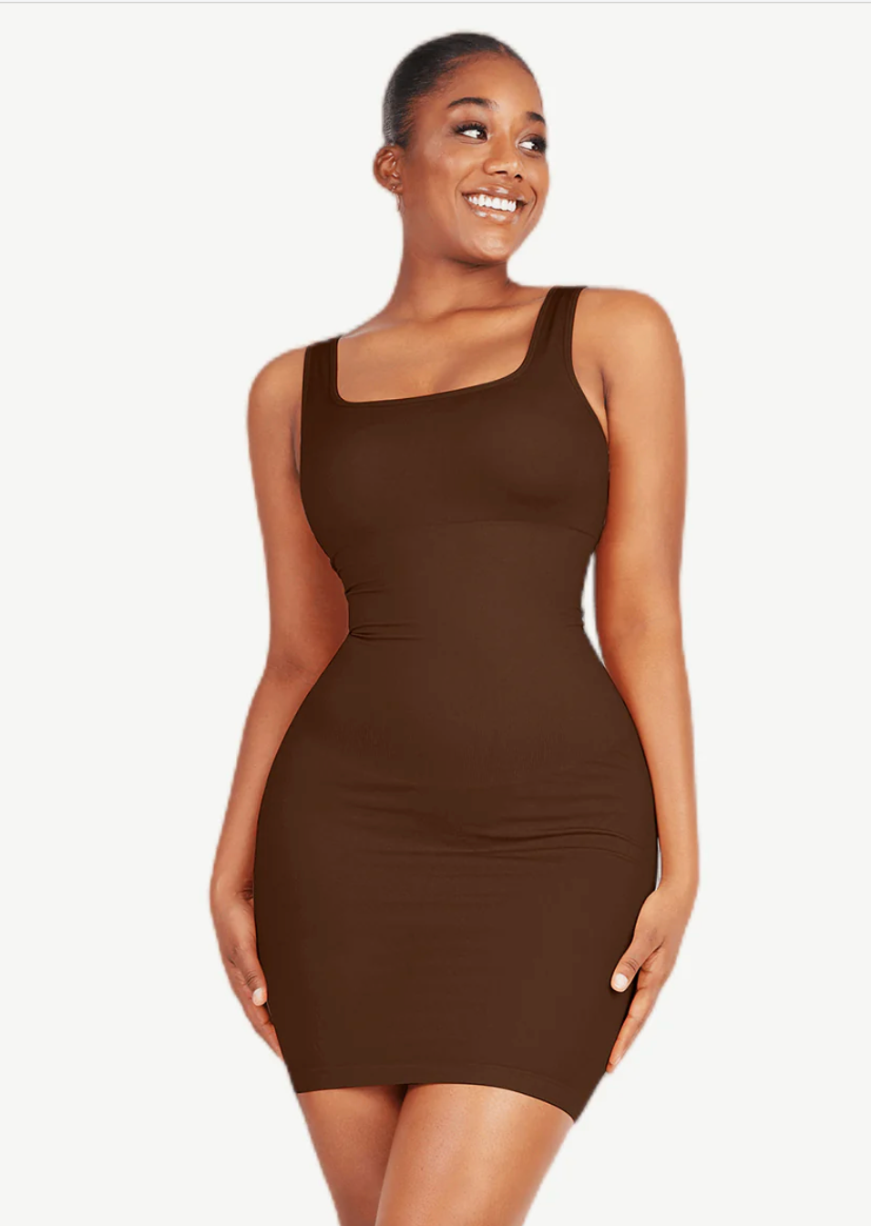 Mini shaper dress with built in bra