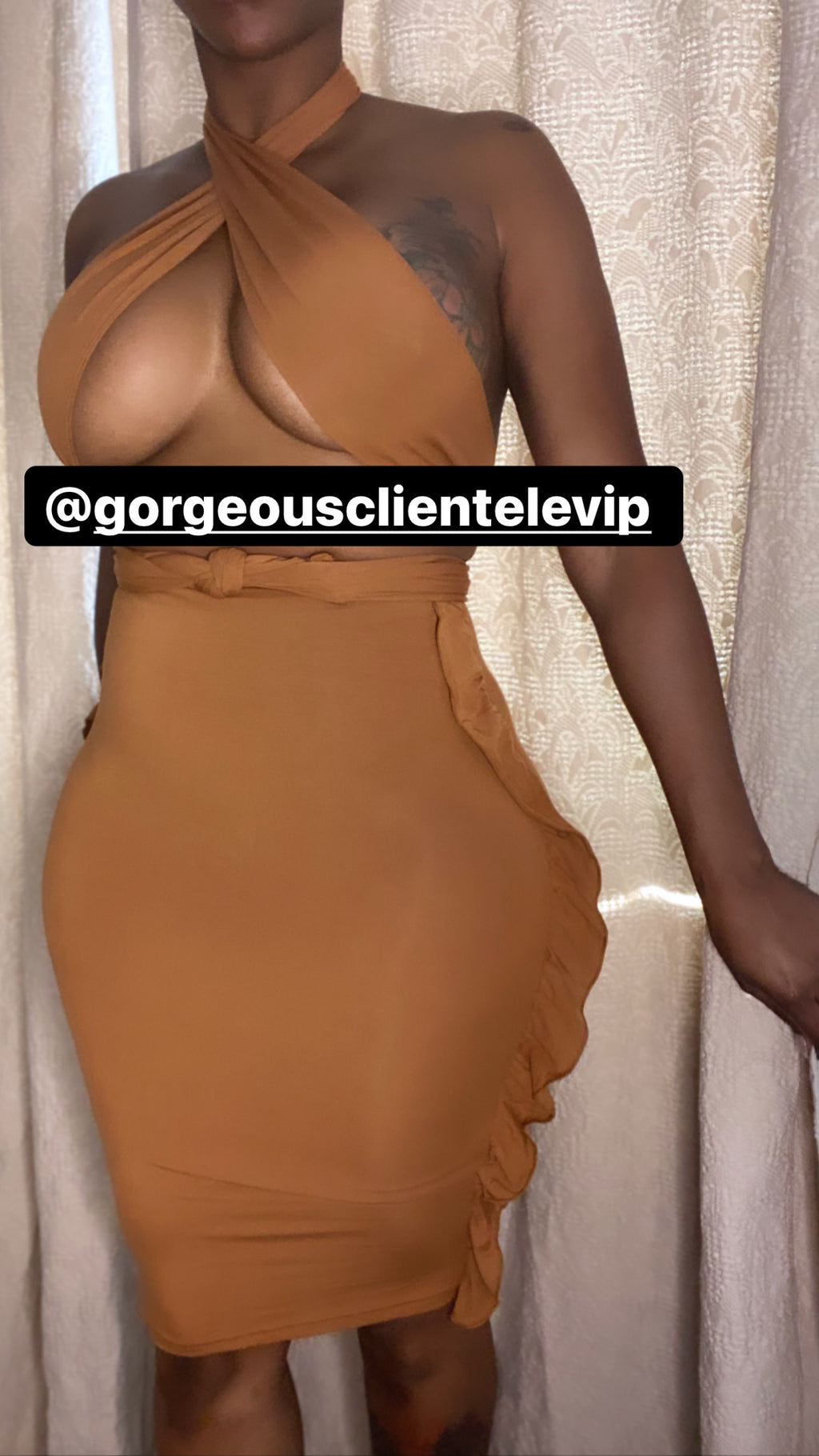 Tan 2 piece