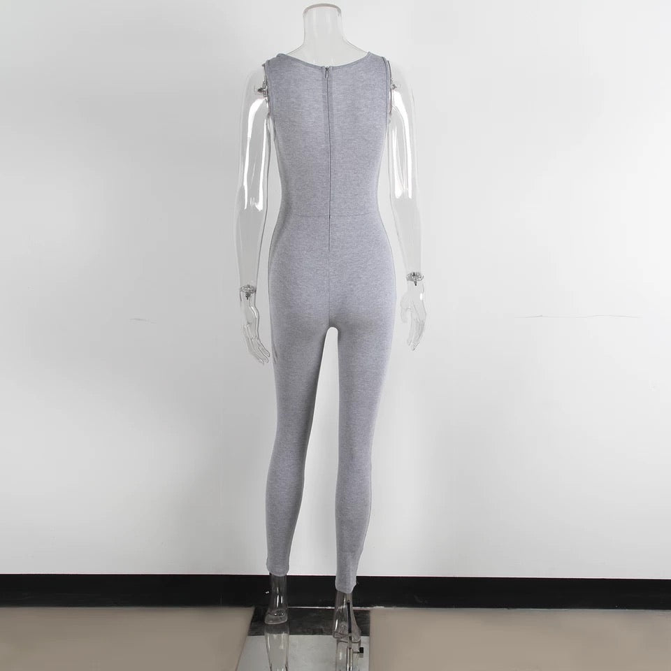 Grey jumpsuit